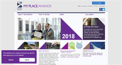 Desktop Screenshot of myplaceawards.org.uk